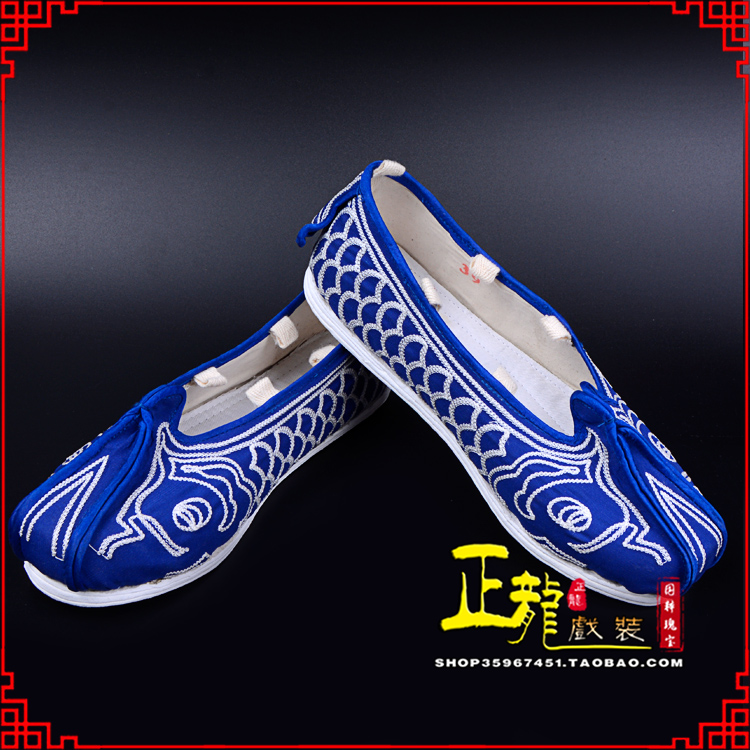 南溪戏鞋舞台演出鞋水路英雄三义斋布底鱼鳞洒