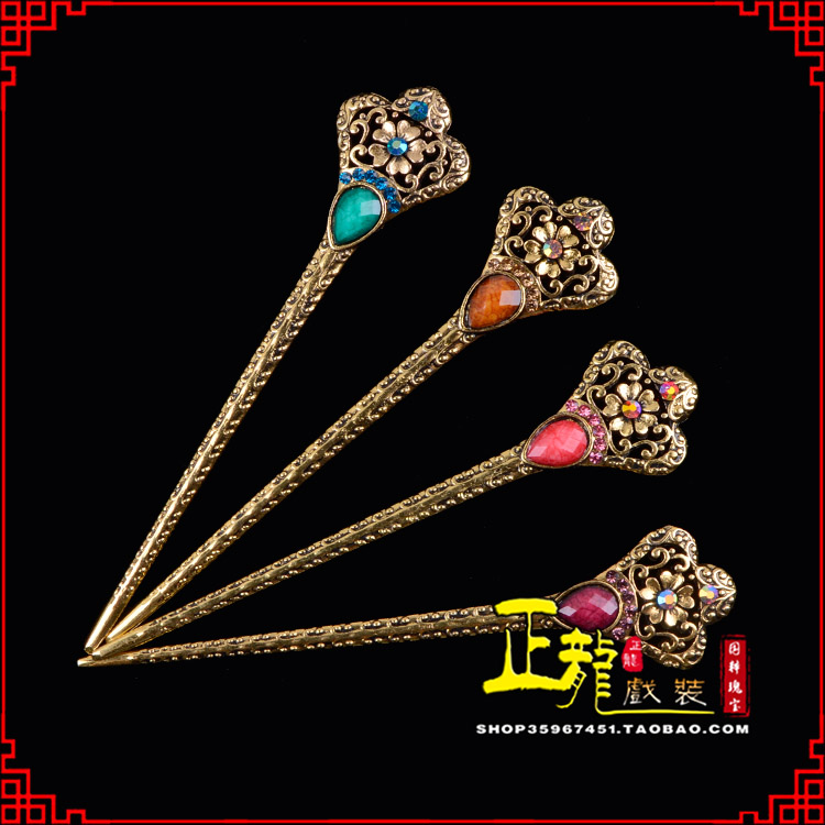 南溪头饰老旦青衣员外夫人簪子 老旦发簪