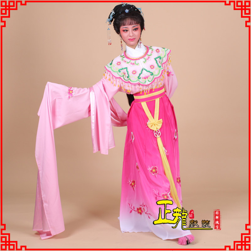 南溪水袖青衣练功花旦服 梅花古装衣