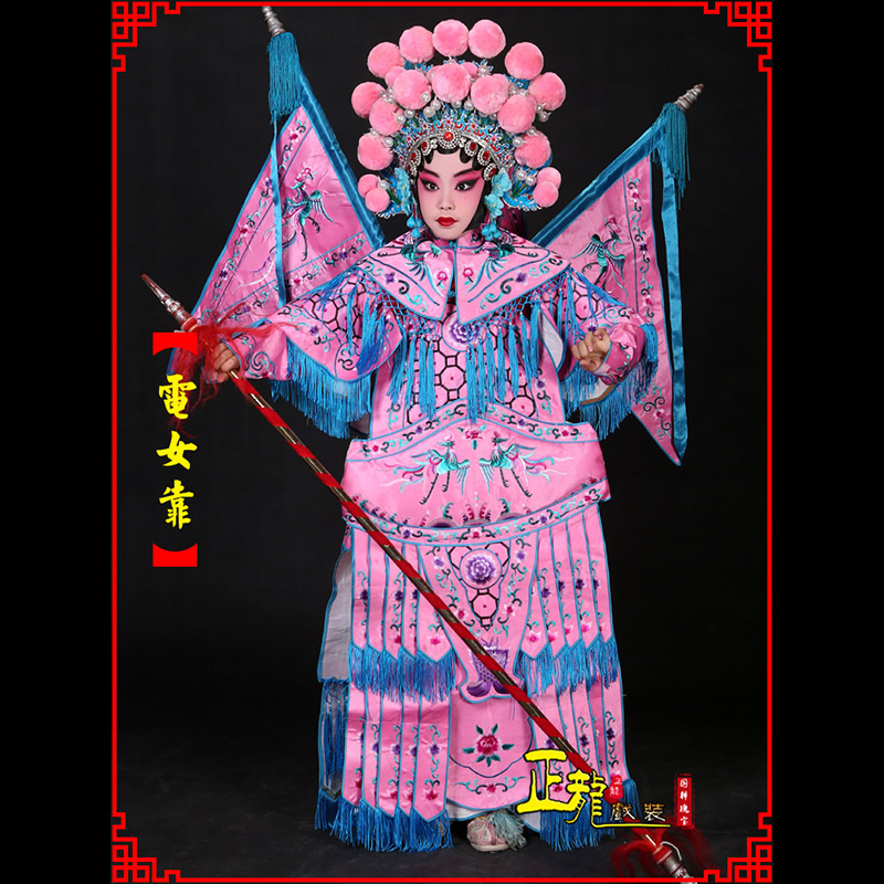 南溪京剧戏曲演出服装穆桂英挂帅 电女靠