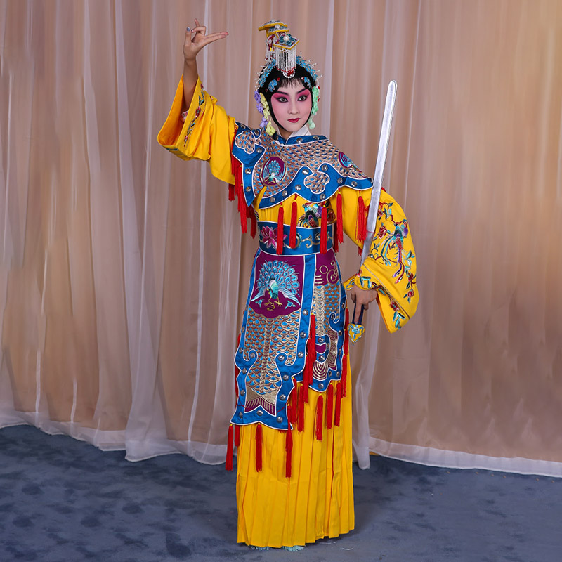 南溪霸王别姬虞姬服 软绉别姬服